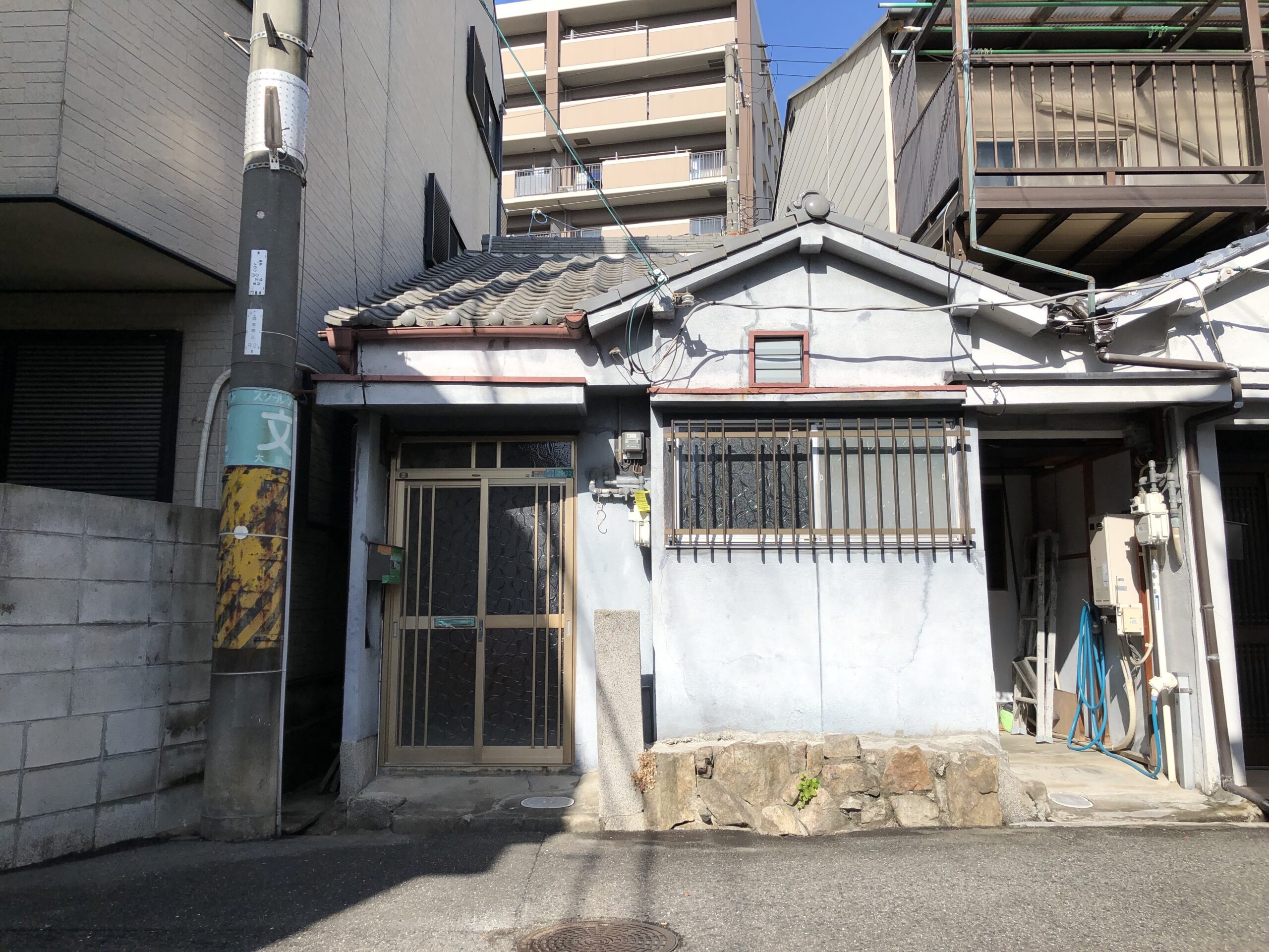 連棟式住宅⇒更地⇒新築戸建て