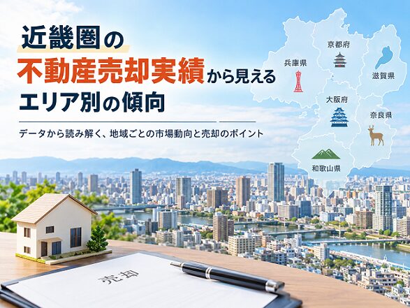 近畿圏の不動産売却実績から見えるエリア別の傾向